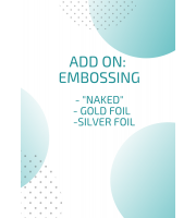 Add on personalization for planner cover