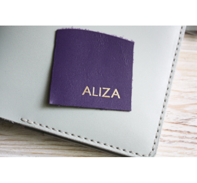 Add on personalization for planner cover