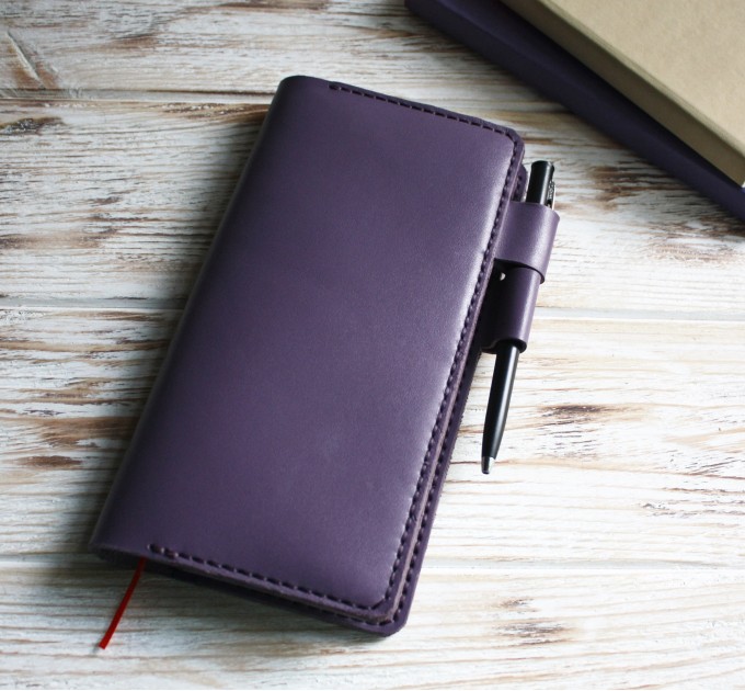Natural Hobonichi Weeks Leather Cover with Interlocking Pen Loops – Eternal  Leather Goods