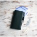 Green leather Hobonichi Weeks cover