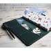 Green leather Hobonichi Weeks cover