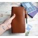 Toffee brown leather Hobonichi Weeks cover