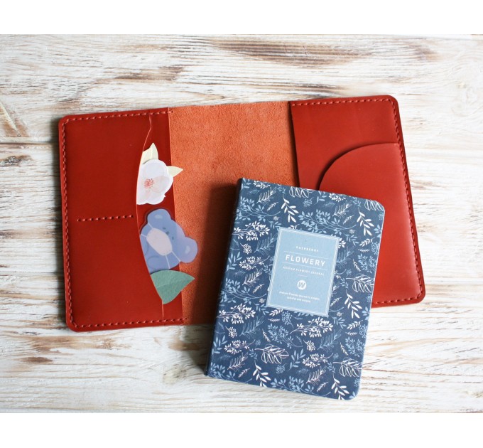 Orange leather Sterling Ink 2024 cover A6