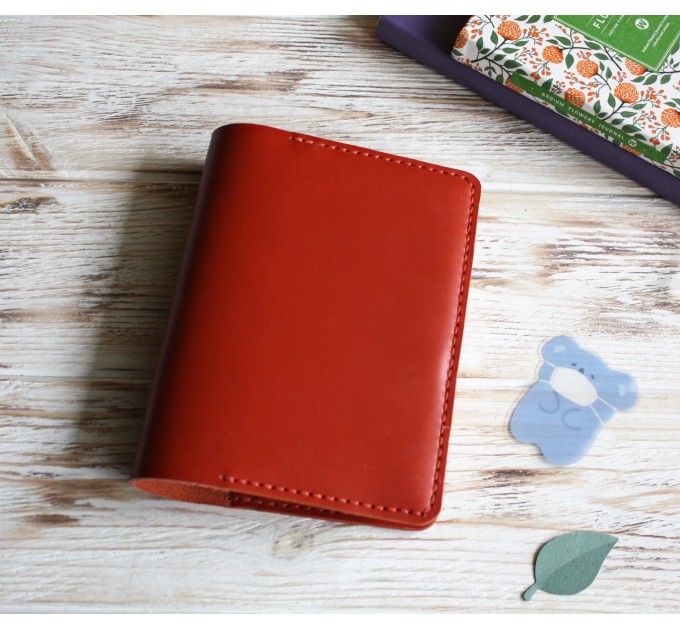 Orange leather Sterling Ink 2024 cover A6