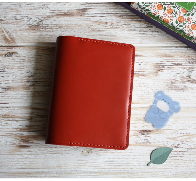 Orange leather Sterling Ink 2024 cover A6