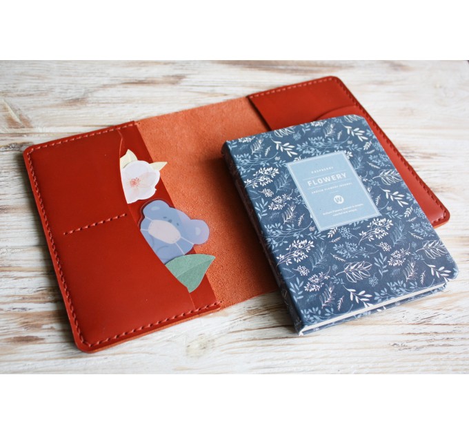 Orange leather Sterling Ink 2024 cover A6