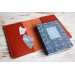 Orange leather Sterling Ink 2024 cover A6