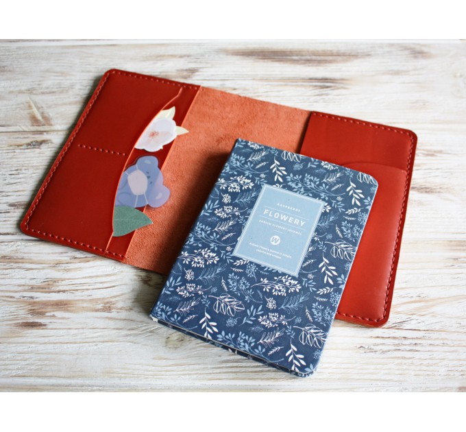 Orange leather Sterling Ink 2024 cover A6