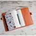 Orange leather Stalogy cover