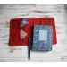 Red croco leather Wonderland222 cover