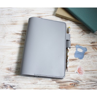Light gray leather Wonderland222 cover