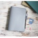 Light gray leather Wonderland222 cover