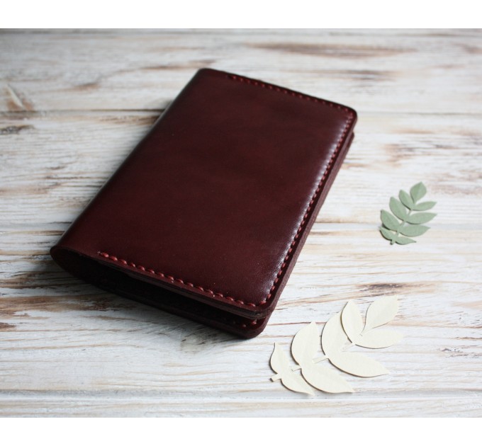 Burgundy leather Wonderland222 cover