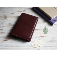 Burgundy leather Wonderland222 cover