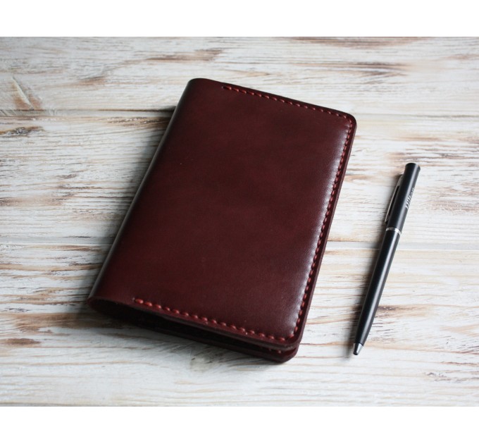 Burgundy leather Wonderland222 cover
