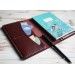 Burgundy leather Wonderland222 cover