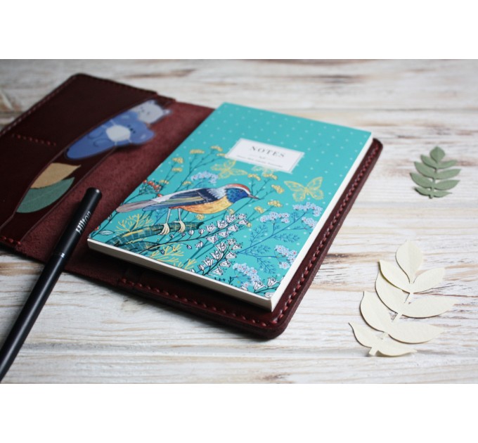 Burgundy leather Wonderland222 cover