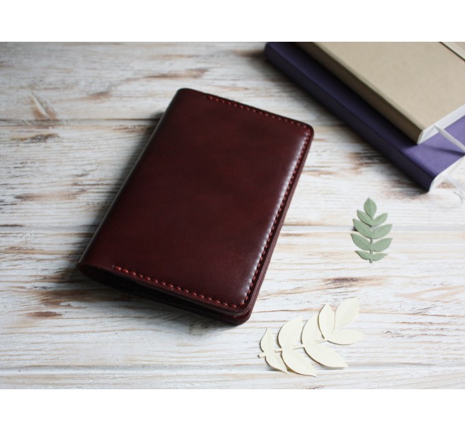 Burgundy leather Wonderland222 cover